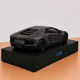 Lamborghini Reventon Car Alarm Clock - Realistic Engine Sound, Handmade, Enthusiast Gift - thumbnail 3