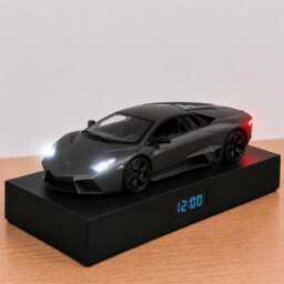 Lamborghini Reventon Car Alarm Clock - Realistic Engine Sound, Handmade, Enthusiast Gift - thumbnail 1