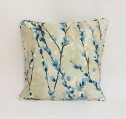 Harlequin - Salice Marine Vibrant Floral Designer Cushion Cover Throw Pillow Handmade Home Decor - thumbnail 1