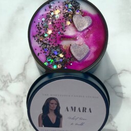 Amara The Darkness Vegan Wax Melts & Candles - Emily Swallow Fandom Spn Funny Novelty Gift - thumbnail 3