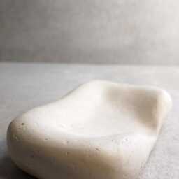Concrete Organic Soap Dish, Natural Stone Form, Asymmetrical - thumbnail 3
