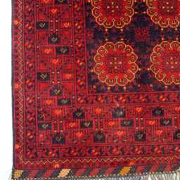 Handmade Afghan Wool Rug 5x8 Tribal Patnus Gul Carpet - thumbnail 3