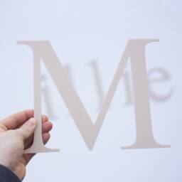 Nursery Name Sign Personalised Acrylic Large Mirror Names Letters For Wall Event Decor Custom Plaque - thumbnail 2