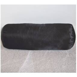 Satin Bolster Pillow Cover 6x16 Black Neck Roll Cylinder Round Scatter Throw Cushion Sham Case Pillowcase - thumbnail 3