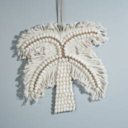 Hanging Shell Art, Coconut Tree Shell, D??cor, Tropical, Wall White Theme Room, Dining Room Decor, Birthday Gift - thumbnail 3
