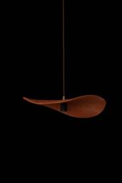 Handmade Terracotta Pendant Light Rustic Wabi Sabi Ceramic Ceiling Lamp - thumbnail 1
