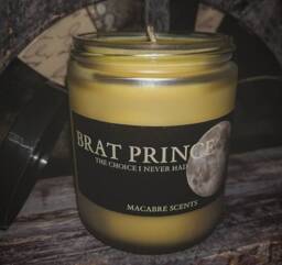 Brat Prince - 9Oz Glass Soy Wax Jar Candle The Choice I Never Had Interview With A Vampire - thumbnail 1