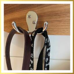 Mid Century Modern Entryway Organizer Wall Key Holder, Mail Stand, Candy Jars - thumbnail 3