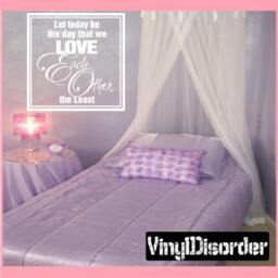 Let Today Be The Day That We Love Each Other Least - Vinyl Wall Decal Quotes Sticker Lo025Lettodayviet - thumbnail 1