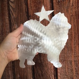 Chow Chow, Dog Christmas Tree Topper, Holiday Decoration, Wall Hanging Or Yard Stake, Metal Art, Lover Gift, Star, Pet Memorial - thumbnail 3