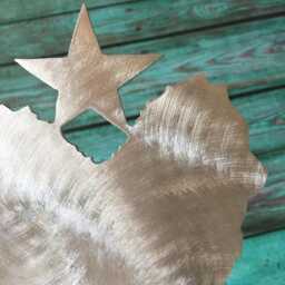 Chow Chow, Dog Christmas Tree Topper, Holiday Decoration, Wall Hanging Or Yard Stake, Metal Art, Lover Gift, Star, Pet Memorial - thumbnail 4