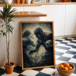 Rugby Wall Art Print - Modern Sports Illustration Poster Union Artwork Bold Graphic D??cor Gift For Fan - thumbnail 2