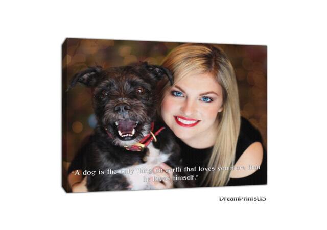 Personalized Photo With Your Favorite Pet/Animal. Gift Ideas.personalized Canvas Words.gifts & Mementos.wall Decor.art & Collectibles - image 1