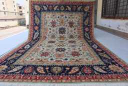 7x10 Ft Super Sultani Kazak Afghan Rug - Brand New Luxury Rug, Pictorial Medallion Geometric Area For Living Room - thumbnail 1