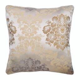 "Decorative Damask, Jacquard Pillow Cases Vintage 16""x16" - thumbnail 2