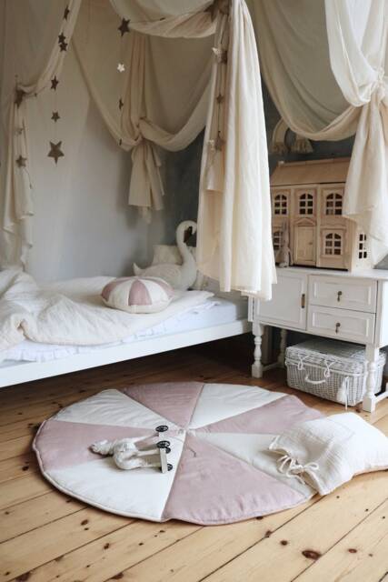 "Children's Patchwork Mat - ""Powder Pink" - image 1