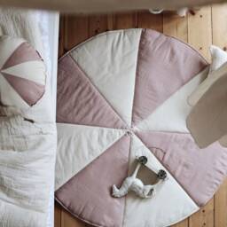 "Children's Patchwork Mat - ""Powder Pink" - thumbnail 2