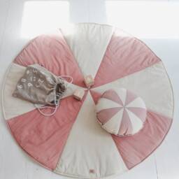 "Children's Patchwork Mat - ""Powder Pink" - thumbnail 4