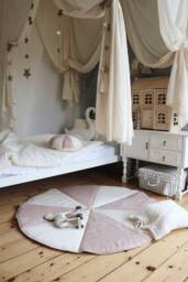 "Children's Patchwork Mat - ""Powder Pink"