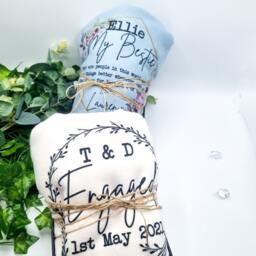 Personalised Birthday Gift For Best Friend, Throw Blanket, Cute For Her, Keepsake - thumbnail 3