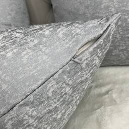 John Lewis & Partners Fabric, Plain Textured, Luxury Silver Cushion Cover, Sofa Or Bed Decorative Pillow - thumbnail 4