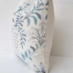Laura Ashley Parterre Seaspray Blue Cushion Handmade With The Original Cotton/Linen Fabric, Size 16 - thumbnail 4
