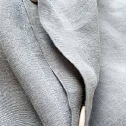 Washed Linen Duvet Cover in Dark Gray, Flax Bed Linen, Sustainable Bedroom Decor, 100% European Full, Twin, King, Queen, Cal - thumbnail 3