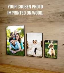Custom Photo On Wood - Personalised Large Wooden Prints Engraved Keepsakes - thumbnail 1