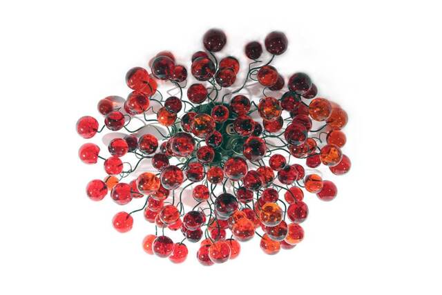 Flush Mount Ceiling Light With Red Wine Bubbles For Entryway, Bedroom, Living Room Or Toilet - image 1