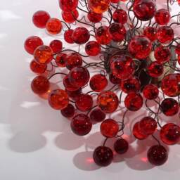 Flush Mount Ceiling Light With Red Wine Bubbles For Entryway, Bedroom, Living Room Or Toilet - thumbnail 3