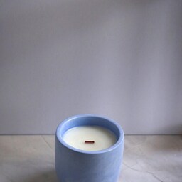 Relax - Sea Salt Concrete Candle - thumbnail 2