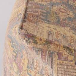 Kilim Pouf Cover F11 Turkish Moroccan Tribal Bohemian Square Kilim Rug Poef Puff Ottoman Footstool Bean Bag - thumbnail 2