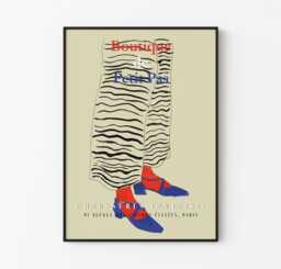 Vintage French Shoes Ad Paris Retro Poster - thumbnail 1