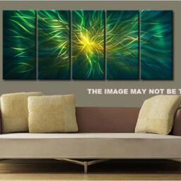 Abstract Metal Wall Art Sculpture, Large Indoor Outdoor Decor By Tomouk - thumbnail 4