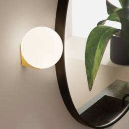 Modern Globe Vanity Light Minimalist Bathroom Wall Sconce - Ip44 - thumbnail 2