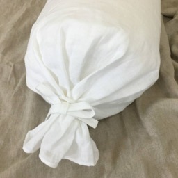Bolster Pillow Cover in Natural Linen, Multiple Color Choices, Give Your Bed A New Look - thumbnail 3