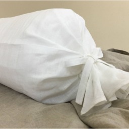 Bolster Pillow Cover in Natural Linen, Multiple Color Choices, Give Your Bed A New Look - thumbnail 4