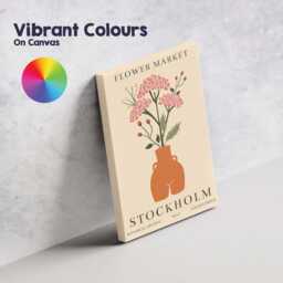 stockholm Flower Market Botanical Archive Floral Vase Poster Canvas Wall Art Print Decor Picture Ready To Hang - thumbnail 4