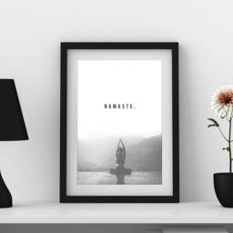 Namaste - Home Decor, Print, Wall Art, Yoga New House Housewarming, Cute Motivational - thumbnail 2