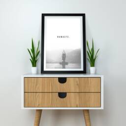 Namaste - Home Decor, Print, Wall Art, Yoga New House Housewarming, Cute Motivational - thumbnail 3