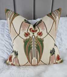 Mackintosh Art Deco Cushion Cover Alexandra Tapestry Pillow Sham Square Nouveau 1920S Scottish Style - thumbnail 1