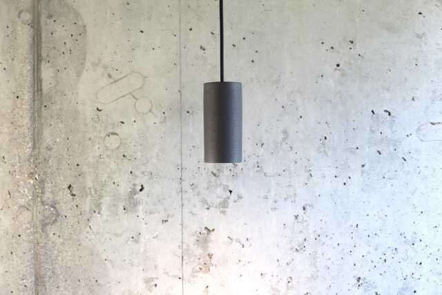Handmade Concrete Cylinder Pendant Light/ Modern/ Black - image 1