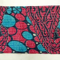 Kantha Quilt Indian Cotton Bedspread Blanket Bedding , Bed Cover, Sofa Throw , Gardern Decor - thumbnail 2