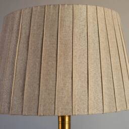 Pleated Linen Lampshade, Lampshade For Table Lamp, Green, Beige, Blue, Pink Floor Lamp - thumbnail 4