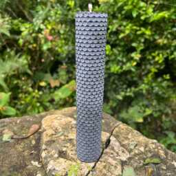 Reverse Action Spell Candle Hand-Rolled Beeswax Pillar, Witch Gift - thumbnail 3