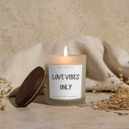 Love Candle Gift For Girlfriend & Boyfriend, Birthday Christmas Valentine's Day Luxury Vanilla Pure Soy 220G - thumbnail 4
