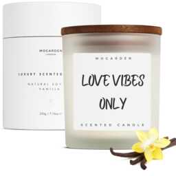 Love Candle Gift For Girlfriend & Boyfriend, Birthday Christmas Valentine's Day Luxury Vanilla Pure Soy 220G - thumbnail 1