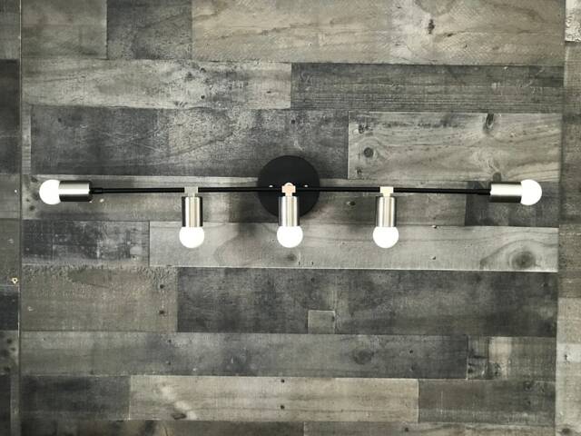 Leander 5 Light Vanity Bathroom Mid Century Modern Contemporary Sconce - image 1
