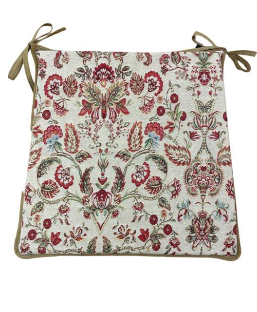 Morris Tapestry - William Design Tapered Tie-On Seat Pad. Garden/Patio/Kitchen/Dining - image 1