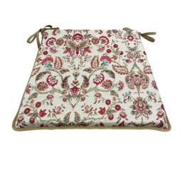 Morris Tapestry - William Design Tapered Tie-On Seat Pad. Garden/Patio/Kitchen/Dining - thumbnail 2